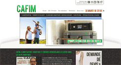 Desktop Screenshot of cafim.fr