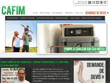 Tablet Screenshot of cafim.fr